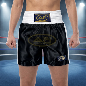 Shorts en satin UFC pour hommes, séchage rapide, respirants, équipement de boxe, logo personnalisé, coupe ample, entraînement MMA, Muay Thai, arts martiaux - Product Image 4