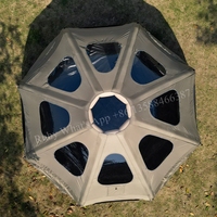Nouvelle arrivée tente dôme gonflable 5-8 personnes grand espace tente aérienne avec fenêtre lucarne pour le Camping familial de luxe