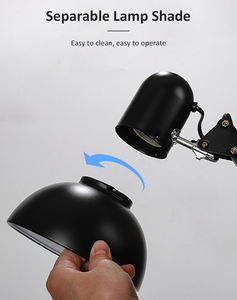 Bras oscillant réglable Flexible avec Clip étude lecture apprentissage lampes de Table décor à la maison Led lampe de bureau - Product Image 4