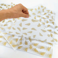 Emballage en papier kraft recyclable à l'image de la marque, impression florale recto, impression UV pour vêtements, bijoux, cadeaux