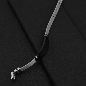 2026 New Simple Popular Design Sculptible Geometric <b>Chain</b> Bracelet <b>Titanium</b> Steel Black Plated Men's Bracelets Trendy Jewelry - Product Image 2