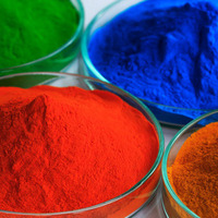 Peinture pour bateaux en poudre de polyester électrostatique thermodurcissable rouge, personnalisable, en boîte de 20 kg, écologique et résistante aux intempéries