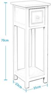 Manufacture Hoobro Wooden Extremely <strong>Narrow</strong> Nightstand Bed Side Cabinets <strong>Tall</strong> Night Stand Decoration Home Furniture <strong>Bedside</strong> <strong>Table</strong> - Product Image 6