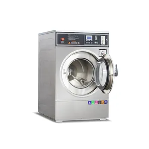 Commercial Coin Operated Laundry Washing Equipment Coin Or Card Washing Machine With Dryer