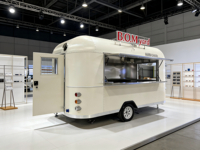 Remorque alimentaire isolée en acier inoxydable SANSHELL SD300 avec alimentation intégrée pour BBQ, hot-dogs, snacks, vente au détail et restauration mobile