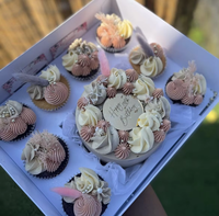 Scatole Rettangolari Trasparenti in Plastica PET per 12 Cupcake, Confezioni in Cartone per Muffin