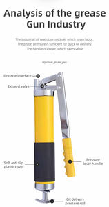 Pistola de engrase de alta presión de acción de palanca de salida de fábrica Pistola de engrase inalámbrica 500CC/600CC - Product Image 4