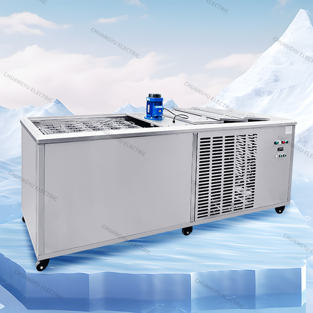 Factory Supply New Design R404A/ R410A/R22 Large 1 Ton Ice Block Machine Block Ice Machine