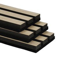 Panel Akustik Peredam Suara dari Kayu, Panel Dinding Akustik Kayu Akupanel, Panel Veneer Kayu Peredam Suara, Tersedia di Gudang AS