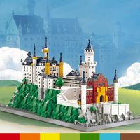 Struktur Menara Impian 1969Pcs yang Luar Biasa, Kit Konstruksi MOC 3D Autentik, Set Balok Bangunan Mekah yang Dapat Disambung