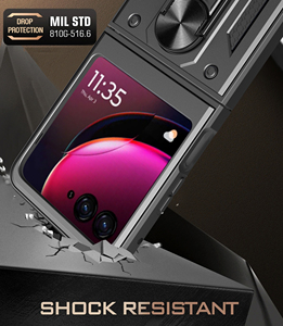 Shockproof <strong>Cell</strong> <strong>Phone</strong> Cover for <strong>motorola</strong> <strong>Razr</strong> 40 ultra With Magnetic Ring Holder Hard PC <strong>Phone</strong> <strong>case</strong> - Product Image 3