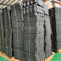 Pavés en Géogrille HDPE à Surface Plate de Type Onde Industrielle Moderne pour Jardin, Pente, Barrage, Aménagement Paysager, Parking, Allée