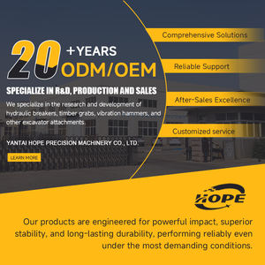 Compattatore Idraulico Premium HOPE con Piastra Vibrante per Escavatori da 19-24 Tonnellate, Materiale Q355, Alta Efficienza Lavorativa - Product Image 6