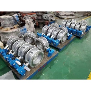 D343W-10P วาล์วผีเสื้อ DN900 หน้าแปลนสแตนเลสสำหรับน้ำอุณหภูมิปกติ 1.6MPa ชนิดสวิตช์ - Product Image 5