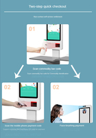 Kiosque de paiement Self-Service 24 "pour épicerie/supermarché/magasin sans pilote