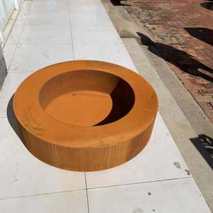 Outdoor Hot Sale Corten Steel Globe Round Wood <b>Fire</b> <b>Pit</b> - Product Image 4