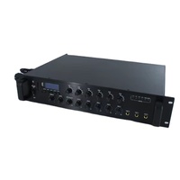 Système audio public 3 entrées micro maison karaoké stéréo subwoofer basse 6 zones 450W amplificateurs audio professionnels
