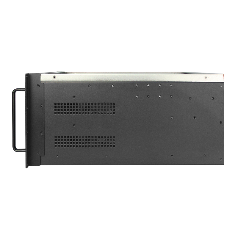 5U Industrial Server Case with LCD & ATX Mid Tower Design