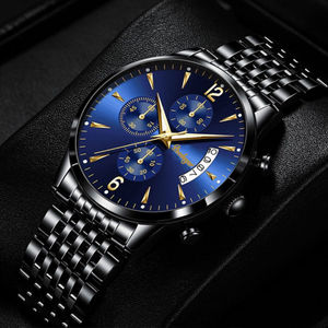Reloj POEDAGAR 814, Nuevo Reloj de Pulsera de Cuarzo de Lujo para Hombre, Reloj Deportivo Luminoso con Fecha para Hombre - Product Image 5