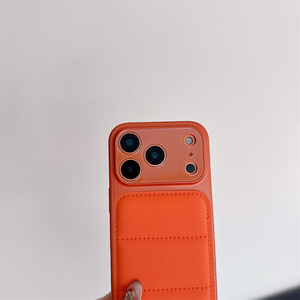 เคสโทรศัพท์ iPhone16 17 18 promax รุ่นแฟชั่นสไตล์แจ็คเก็ตดาวน์  TPU+PC  แบบเรียบ ป้องกันการตกกระแทก - Product Image 4