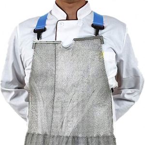 Tablier en maille d'acier inoxydable 316 robuste, gilet anti-coupure pour la sécurité industrielle - Product Image 5