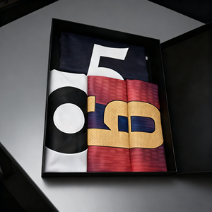 Nueva Colección de Uniformes Deportivos con Logotipo de Malla, Camiseta de Fútbol de Tailandia, Fabricante de <span class=keywords><strong>Barcelona</strong></span> - Product Image 1