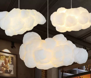 Lampe suspendue romantique en forme de nuage LED E27, luminaire APCITL, décoration intérieure pour salon, chambre à coucher, <span class=keywords><strong>suspension</strong></span>, lustre - Product Image 2