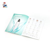 Brochure d'entreprise personnalisée à piqûres à cheval, estampage à froid 3D, pelliculage UV brillant 3D, impression offset