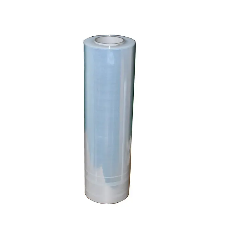 Factory directly supply good price Transparent Custom Thickness 17~30 Micron PE Stretch Film Stretch Foil for Pallet Wrapping