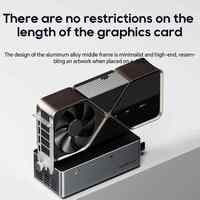 AG01 AG02 EGPU Dock, USB4 OCuLink Dual Ports, Daya 800W Terintegrasi