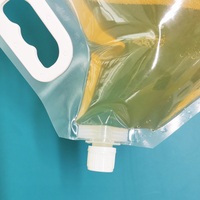 Pochettes souples portables 1L avec bec verseur pour boissons, jus, bière, liquides de camping, vodka, impression par gravure, sécurité alimentaire