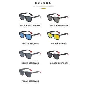 Lunettes de soleil polarisées avec monture PC et logo personnalisé pour hommes, idéales pour le sport en extérieur, vision de jour et de nuit, lunettes de conduite et de vision nocturne pour hommes - Product Image 5