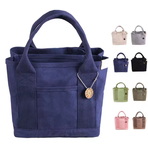 High Quality Orderly <strong>Sewing</strong> Thick Cotton 12OZ Lunchbox Recycle Eco <strong>Bag</strong> Custom Logo Cotton Canvas Tote <strong>Bag</strong> - Product Image 1