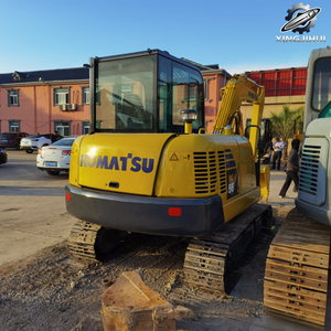 Excavadora de cadenas Komatsu 56 usada, de segunda mano, marca original japonesa, excavadora de cadenas pequeña de 5.6 toneladas - Product Image 2