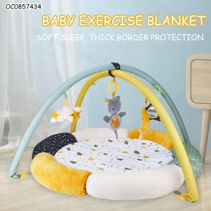 Tapis d'Éveil Épais en Coton pour <span class=keywords><strong>Nouveau</strong></span>-<span class=keywords><strong>Né</strong></span> avec Couverture et Jouet en Peluche - Product Image 2