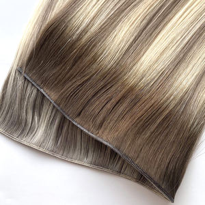 ผมแท้ 100% จากจีน แบบดับเบิ้ลดรอน สำหรับต่อผมแบบ Genius Weft ทุกสี - Product Image 2