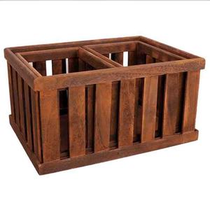 Usine en gros ensemble de 3 caisses de rangement en <span class=keywords><strong>bois</strong></span> vieilli boîte de jardinière en <span class=keywords><strong>bois</strong></span> bon marché pour articles divers - Product Image 6