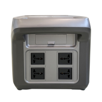 Station d'alimentation portable 1280Wh, générateur solaire, batterie LiFePO4 pour le camping en plein air, la maison, la secours en cas d'urgence