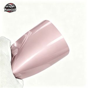 NIKO Film PET Lilac <b>Pink</b> Purple Color Changing Anti Scratch UV Proof Car Vinyl Body Sticker - Product Image 2