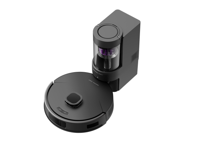 Robot Vacuum Laser Mid-range scanning  Electronically controlled water tank APP 8000Pa suction power Consumable-free dustbin