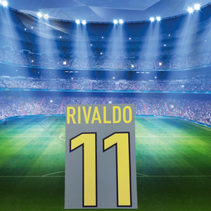 Camiseta de Fútbol Retro del Barcelona 98/99 99/00 RIVALDO GUARDIOLA con Número Estampado en Caliente - Product Image 1