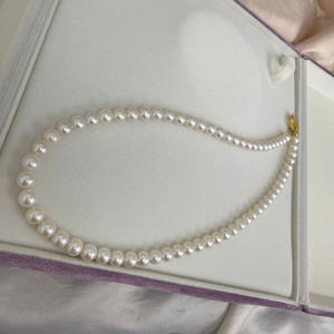 Collar de Plata S925 con Hebilla OT, Perlas Redondas de Agua Dulce de 5-6 mm, Extremadamente Finas e Impecables, de Aurora Aquaculture - Product Image 4