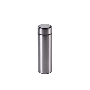 500ml Blue Matte Rubber Paint Stainless Steel Vacuum <b>Flask</b> Double Wall Insulated Water <b>Bottle</b> for Business Travel - Product Image 1