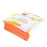 Pochette debout en feuille d'aluminium imprimée personnalisée anti-odeurs Sacs de parfum à fond plat Emballage avec poignée et fermeture éclair
