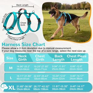 Popular High Quality Customized Logo Nylon Pet <b>Harness</b> Tactical <b>Dog</b> <b>Harness</b> Collar Set With Aluminum Buckle Soft Neoprene - Product Image 4