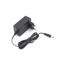Adaptateur secteur AC/DC 15V 2A, convertisseur chargeur d'alimentation AC 100-240V, prise UE noire pour caméra de vidéosurveillance et driver de guirlande LED