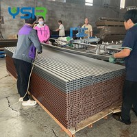 Bon prix Panneaux muraux extérieurs durables en WPC Grille extérieure en WPC Mur en béton pour panneau