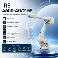 Bras robotisé industriel 6 axes IRB 4600-40/2.55, charge utile 40 kg, portée 2550 mm, IP67, pour soudage à l'arc et manutention de matériaux