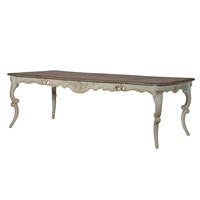Table à manger rectangulaire en frêne naturel et bois massif pour salle à manger restaurant pour le dîner et le déjeuner Design moderne et classique