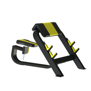 Banc de curl Preacher pour l'entraînement des biceps, vente en gros directe usine, faible MOQ, équipement de fitness pour la musculation des bras à domicile - Product Image 4